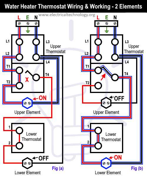 wiring diagram baseboard heater thermostat