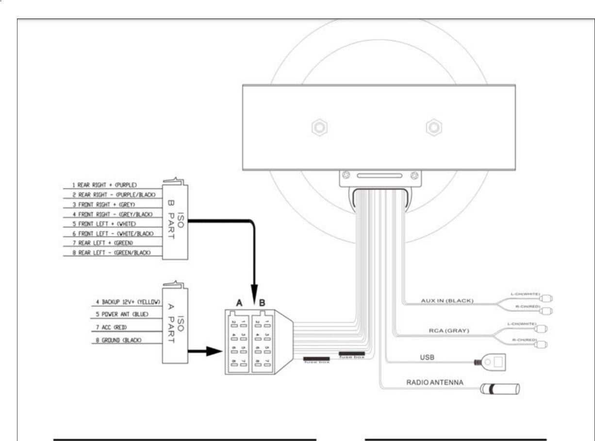 marine stereo boat stereo wiring diagram