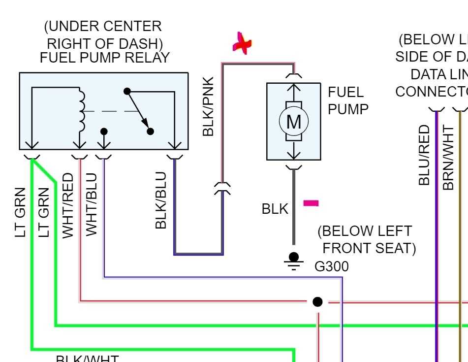 fuel pump relay wiring diagram