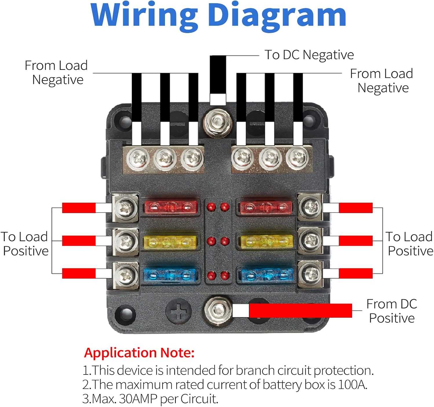 12 volt fuse block wiring diagram