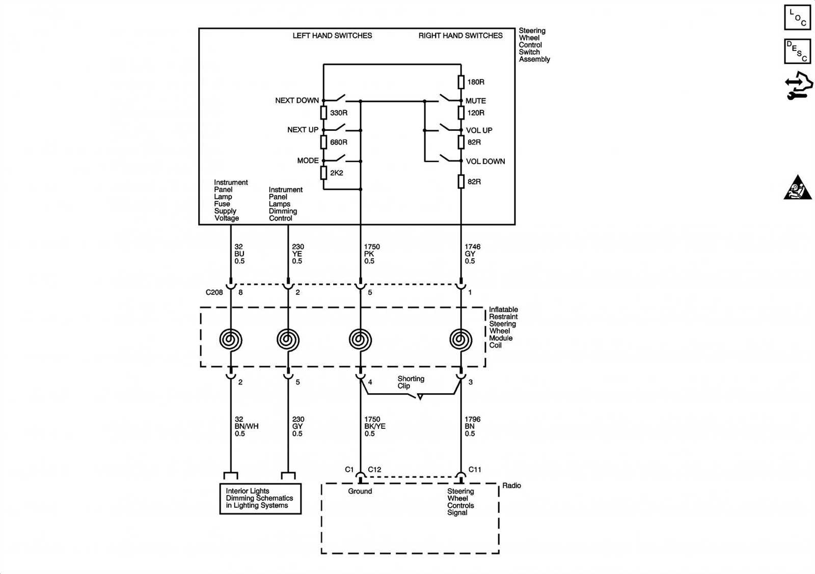 2005 pontiac vibe stereo wiring diagram