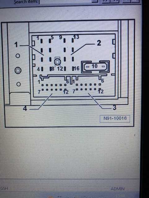 color vw radio wiring diagram