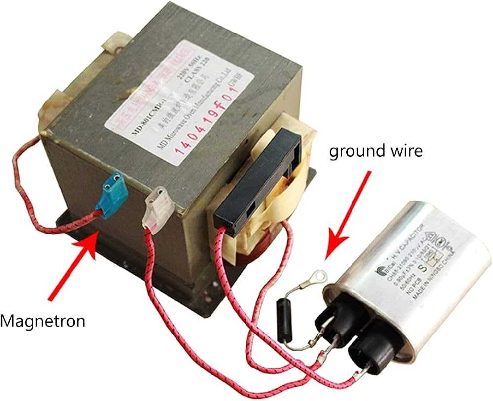 wiring diagram of microwave oven