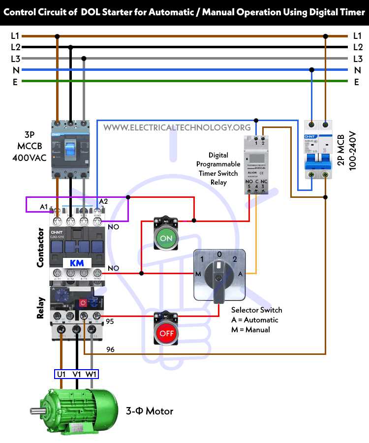 3 wire start stop wiring diagram