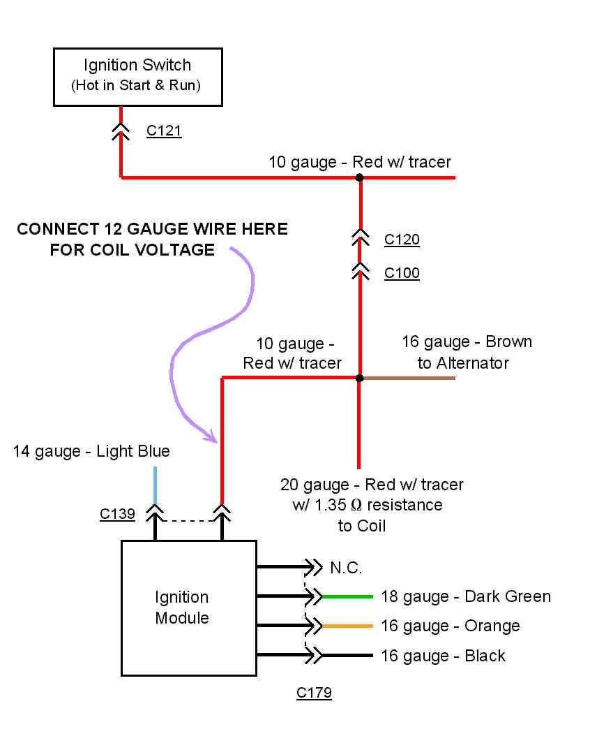 wiring diagram for gm hei distributor