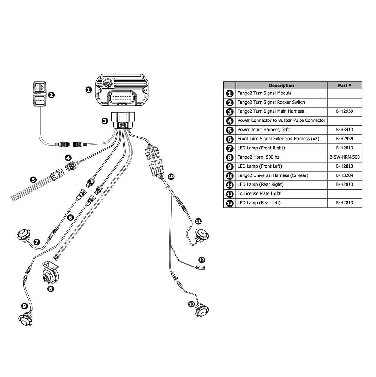 aftermarket turn signal switch wiring diagram