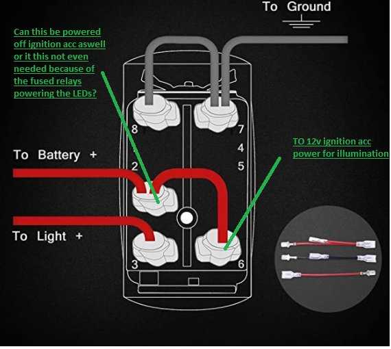 wiring diagram for led light bar with relay