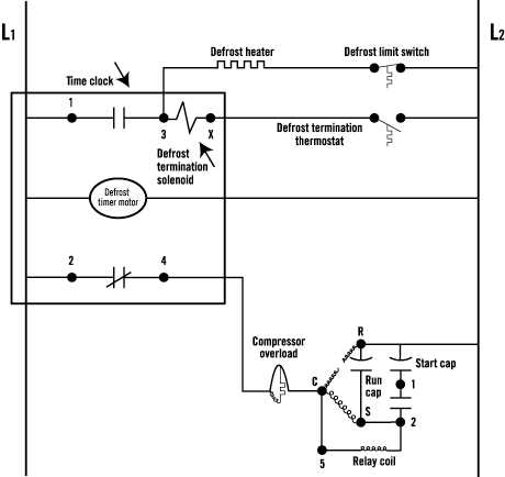 walk in freezer wiring diagram