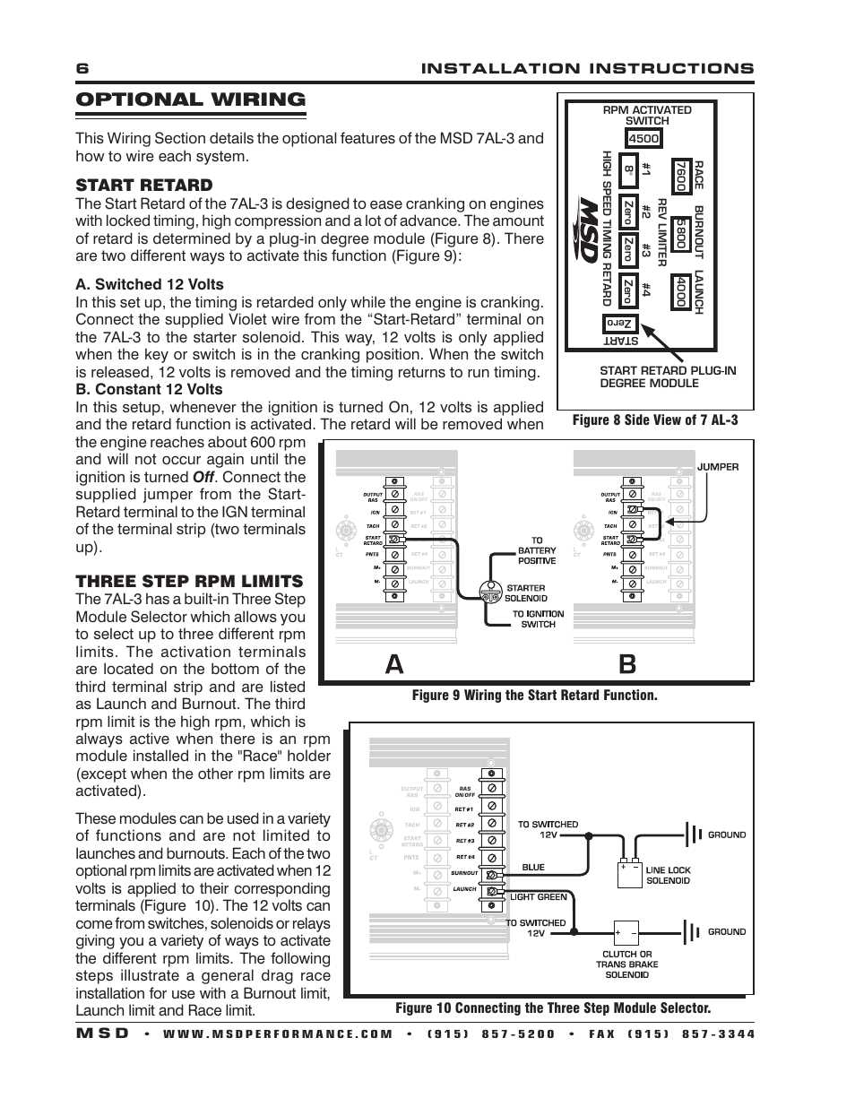 msd ignition wiring diagram 7al3