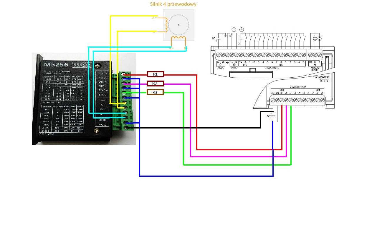 stepping motor wiring diagram