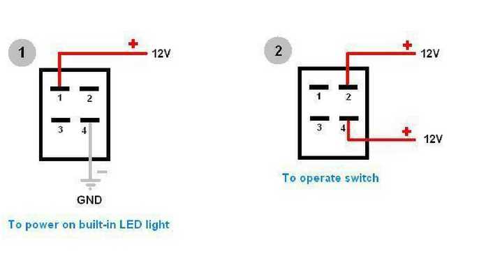 4 wire led light bar wiring diagram