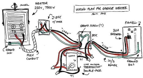 wall heater wiring diagram