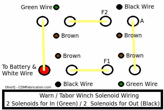 warn winch controller wiring diagram