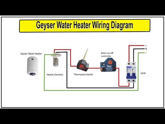 water heater thermostat wiring diagram