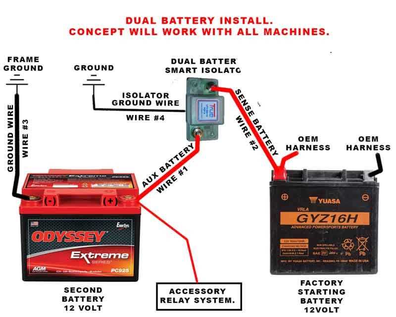 wiring diagram battery isolator