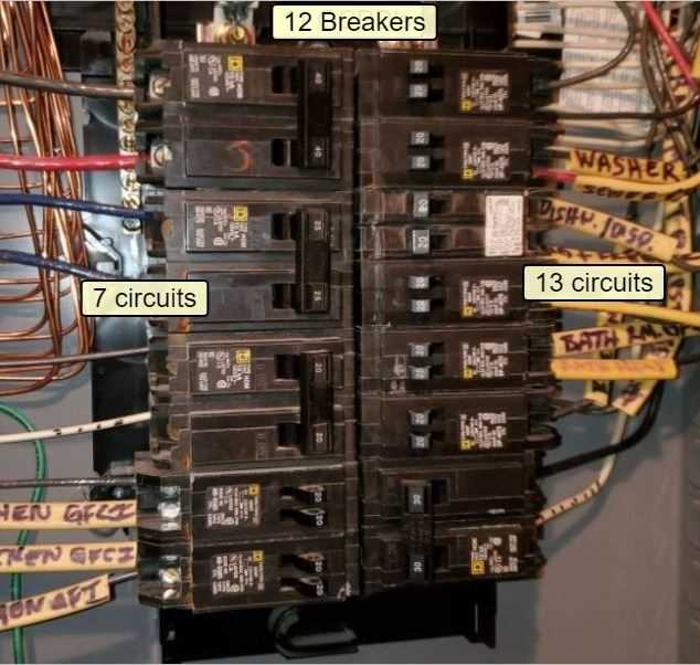 double pole 20 amp breaker wiring diagram