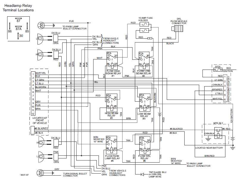 western plow solenoid wiring diagram