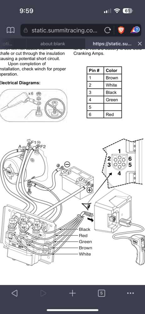 winch controller wiring diagram