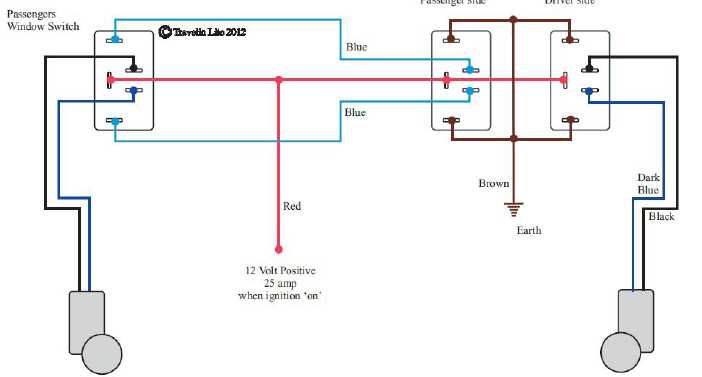 window switch wiring diagram