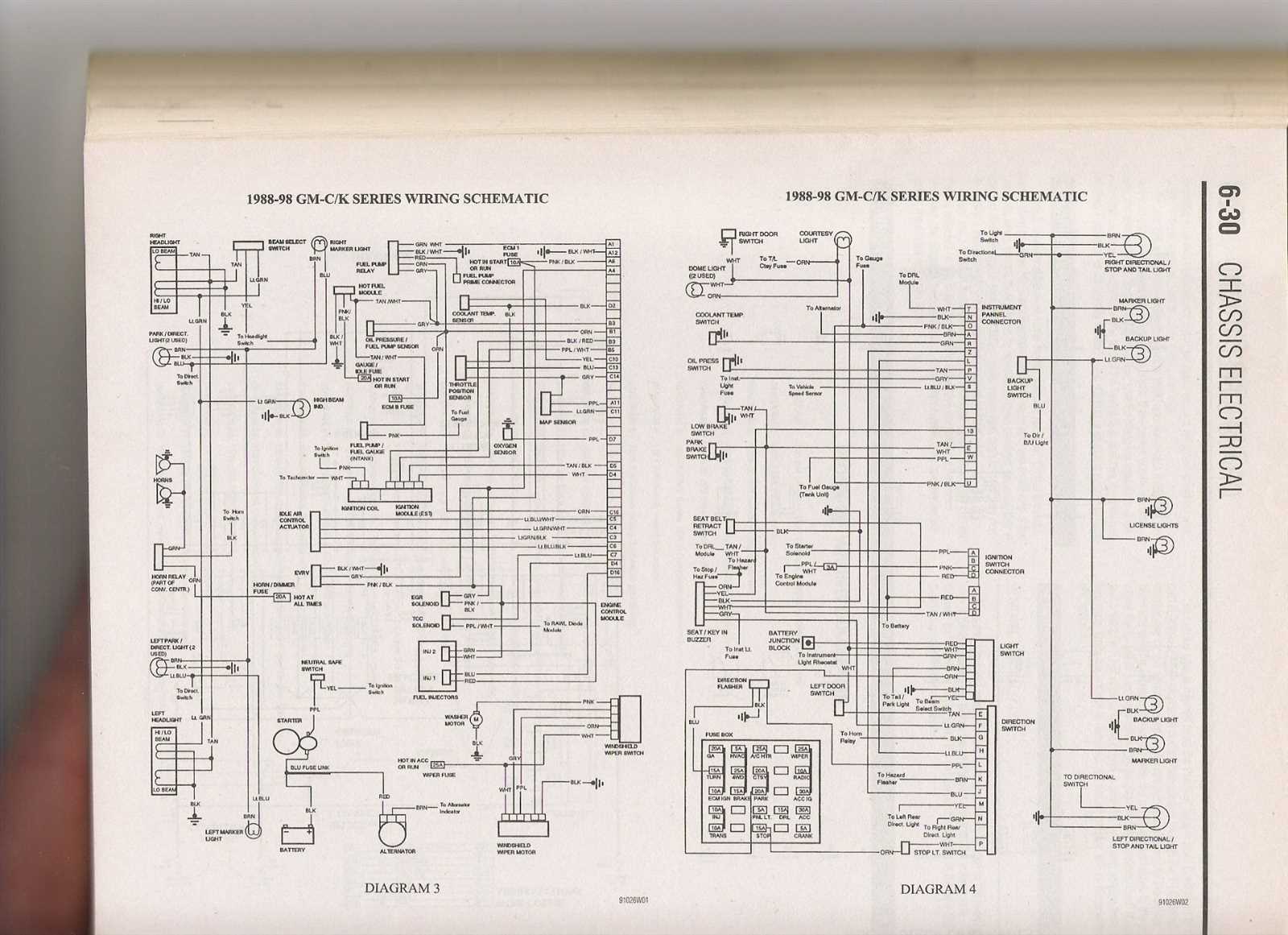 wiring diagram 1998 chevy silverado