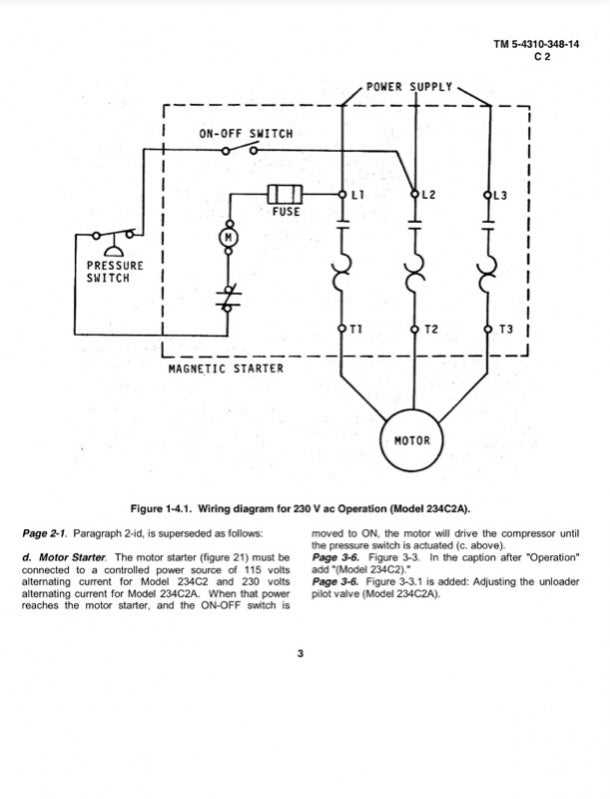 wiring diagram air compressor pressure switch