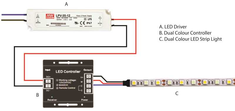 wiring diagram for 12v led lights