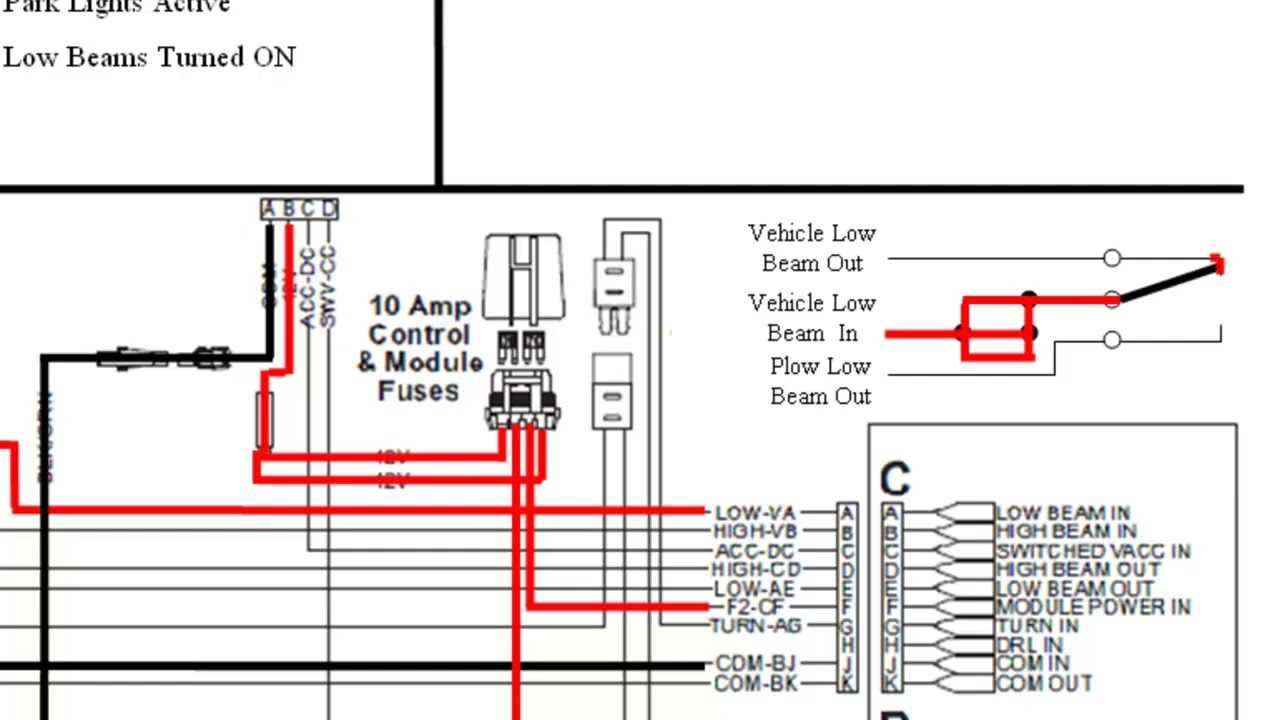 wiring diagram for a western snow plow