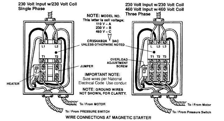 wiring diagram for air compressor pressure switch