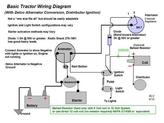 wiring diagram for alternator chevy