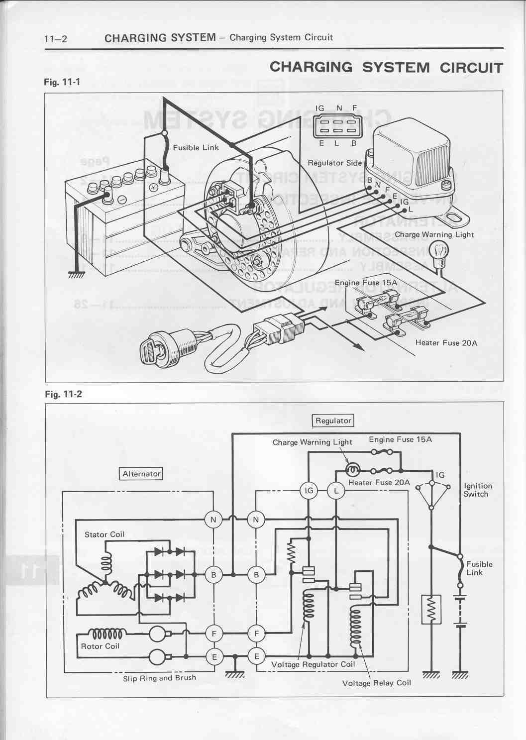 wiring diagram for alternator with external regulator