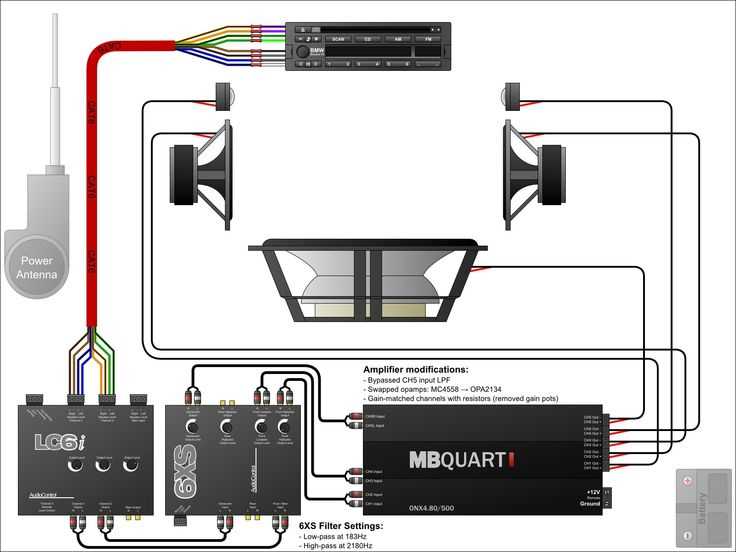 wiring diagram for component speakers