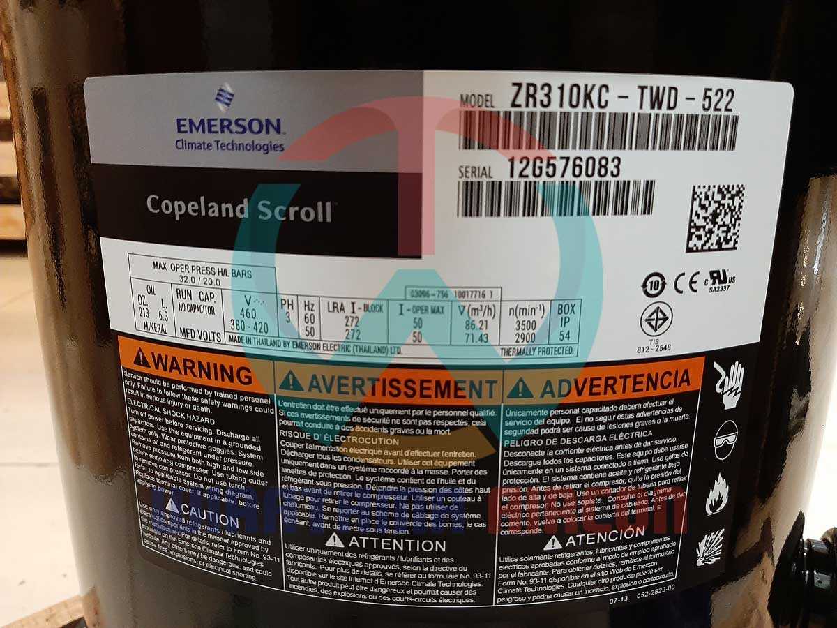 wiring diagram for copeland compressor