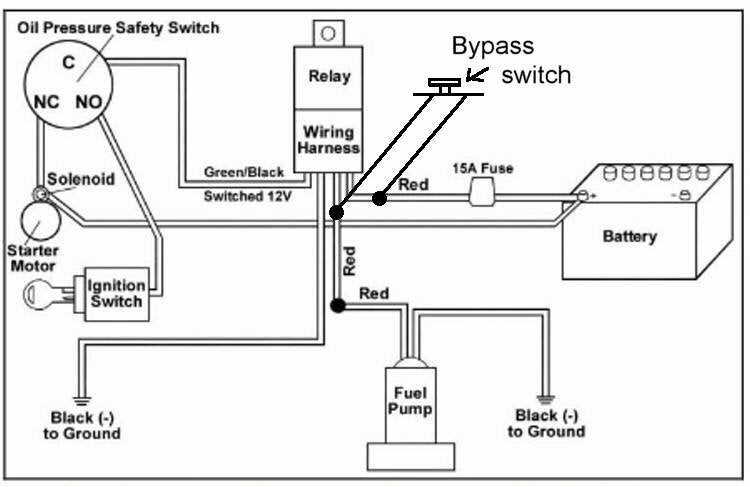 wiring diagram for electric fuel pump