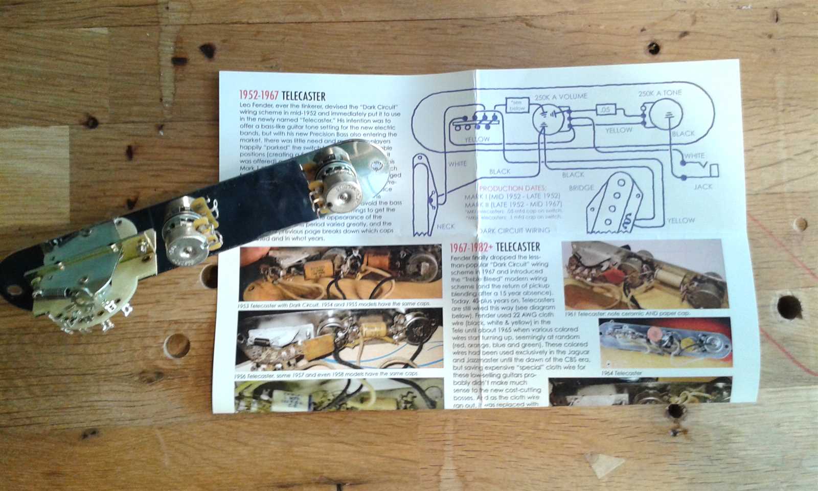 wiring diagram for fender telecaster