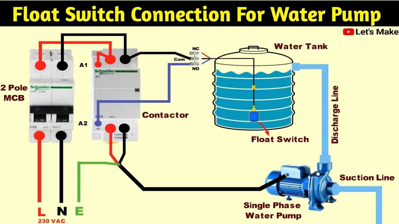 wiring diagram for float switch