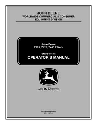 wiring diagram for john deere z425