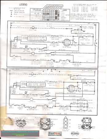 wiring diagram for kenmore dryer