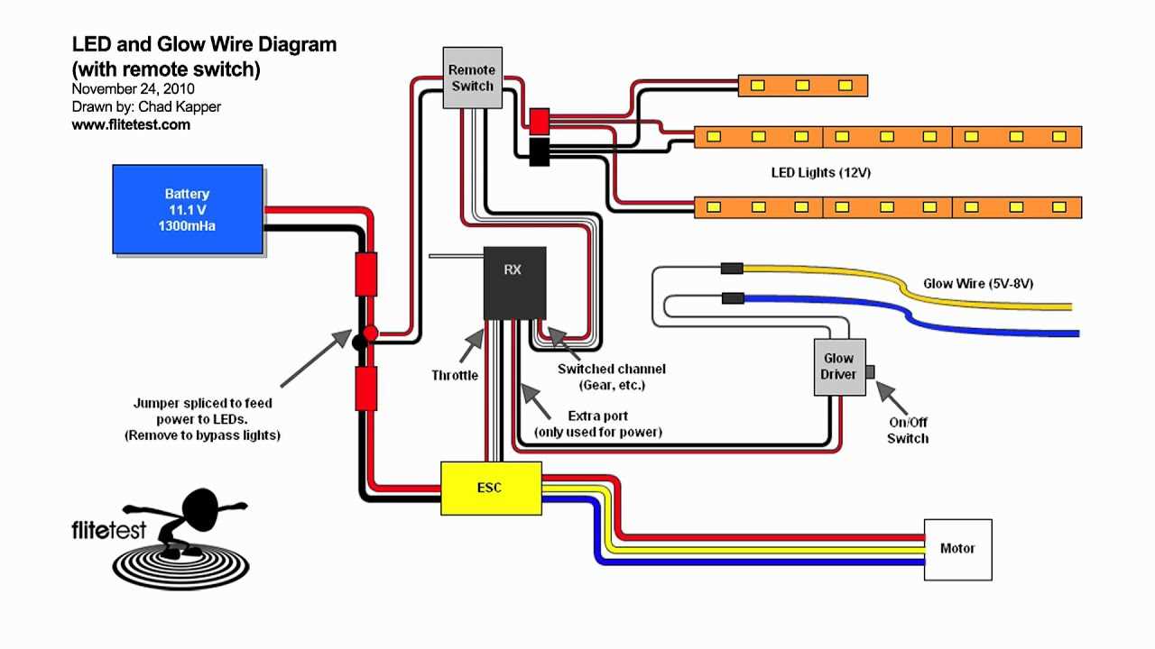 wiring diagram for led lights