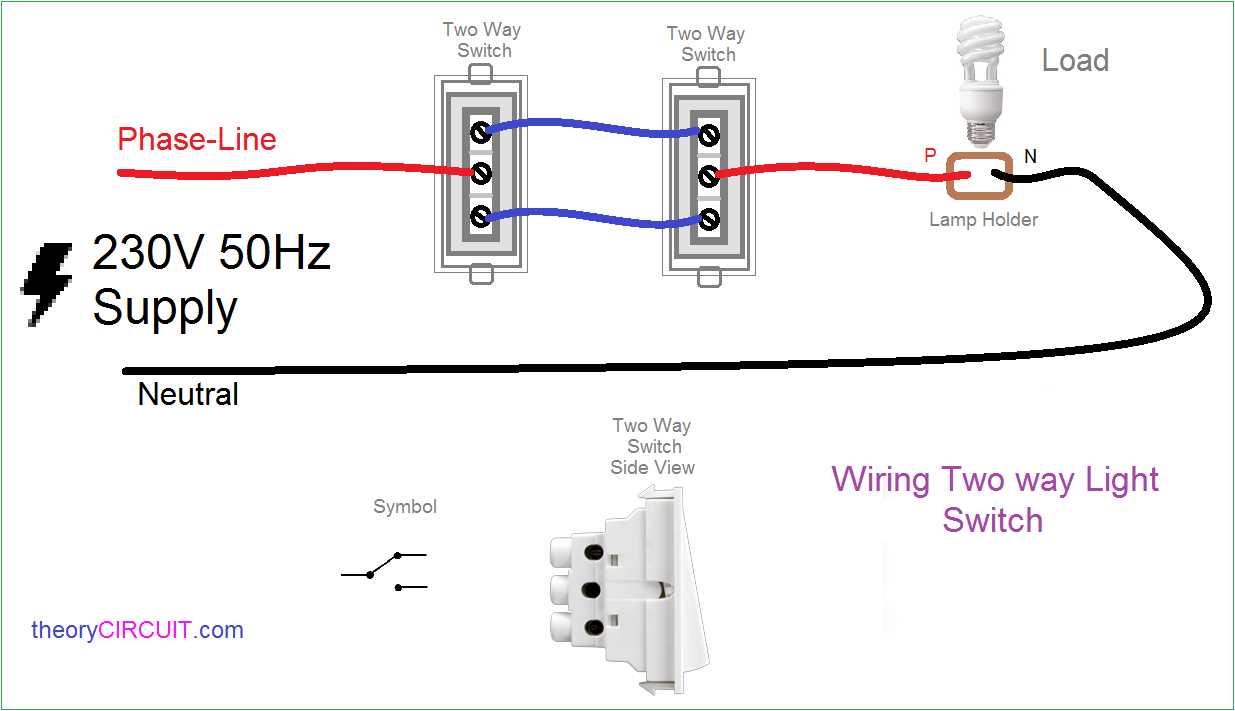 wiring diagram for light switch