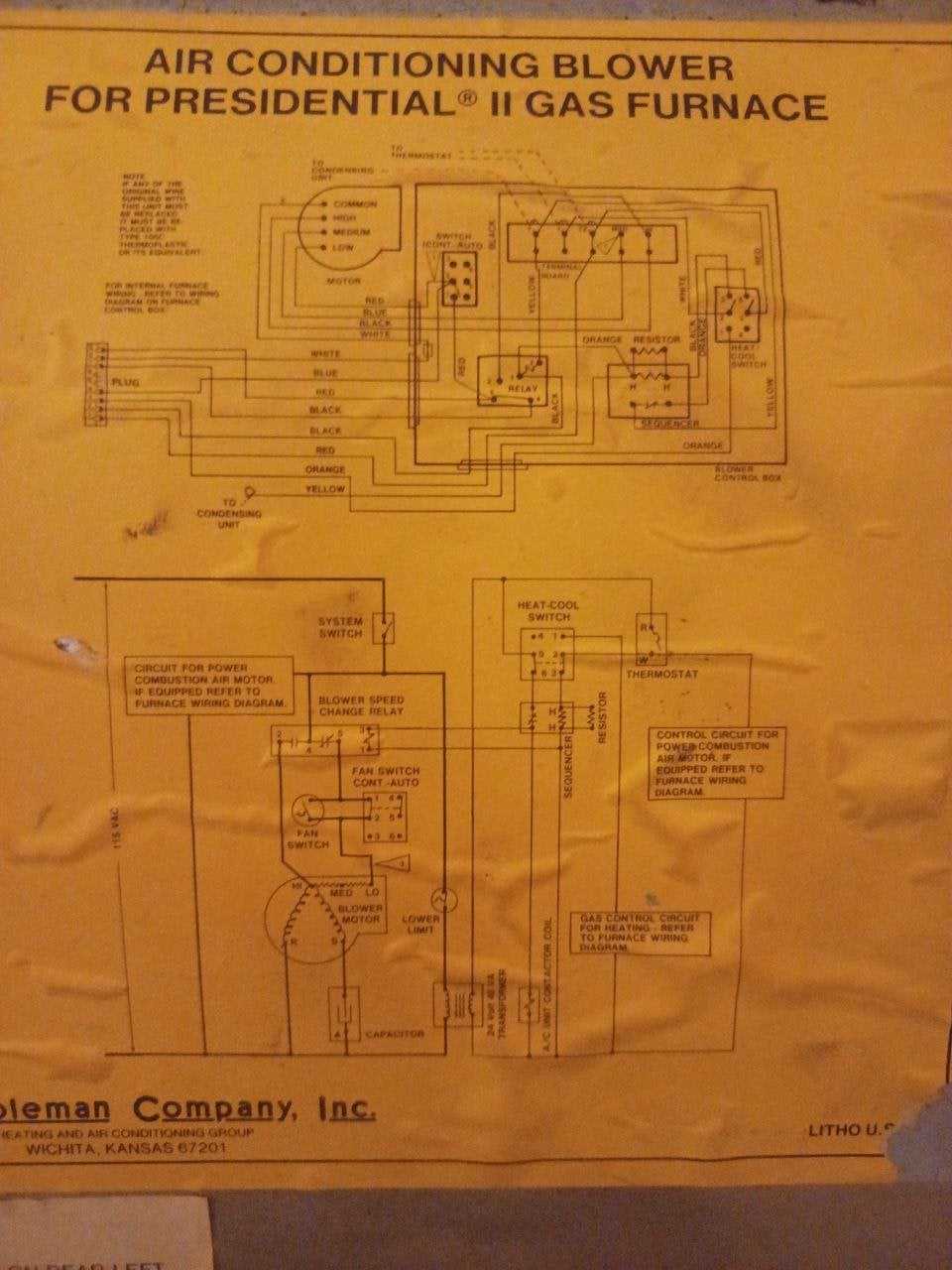 wiring diagram for mobile home furnace