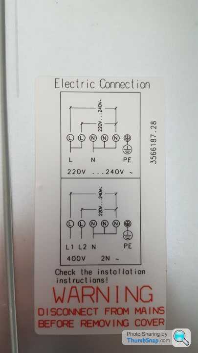 wiring diagram for oven