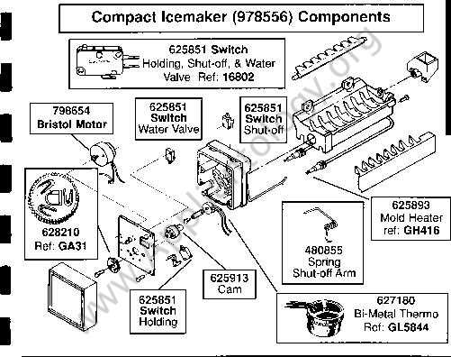 wiring diagram for whirlpool ice maker