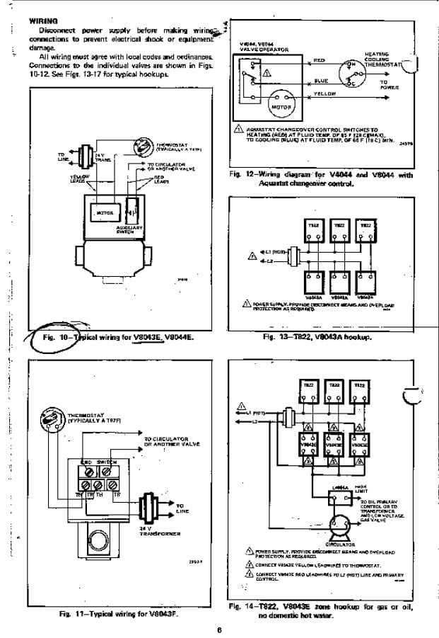 wiring diagram for white rodgers zone valve