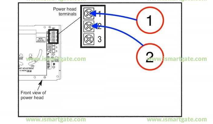 wiring diagram genie garage door opener