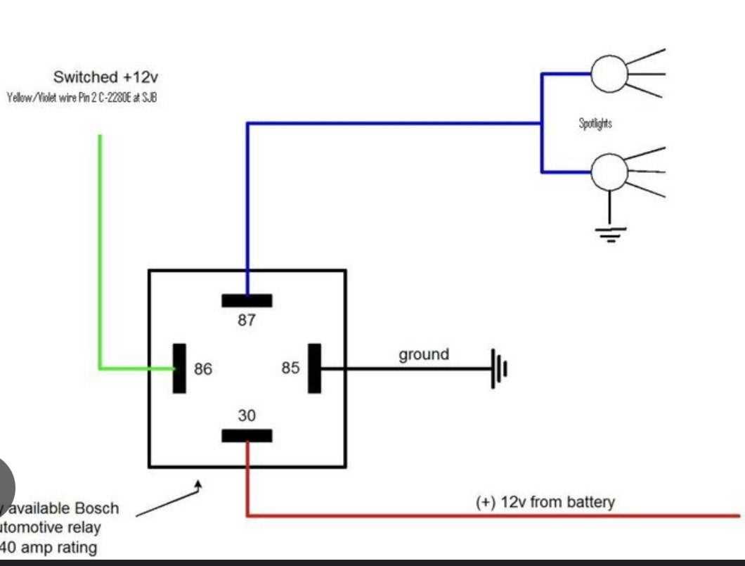 wiring diagram headlights