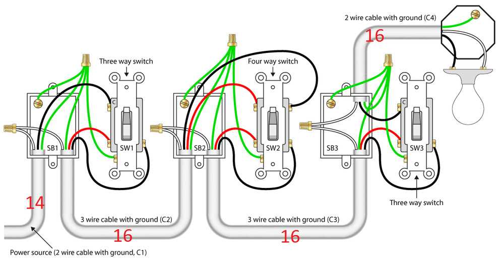 wiring diagram house lights