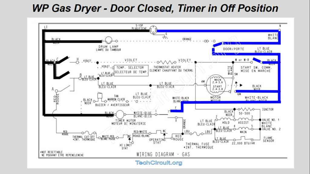 wiring diagram kenmore dryer