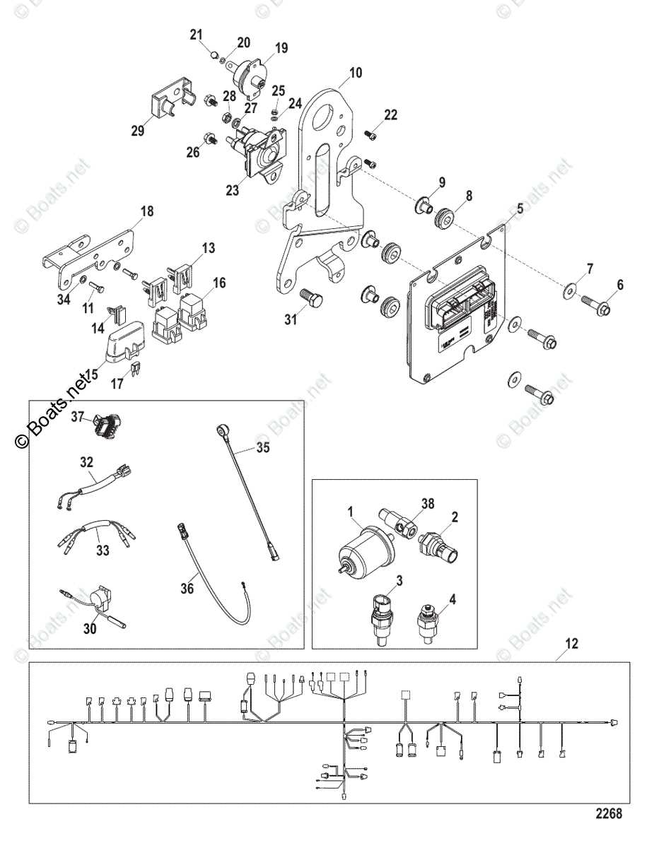 wiring diagram mercruiser 5.7