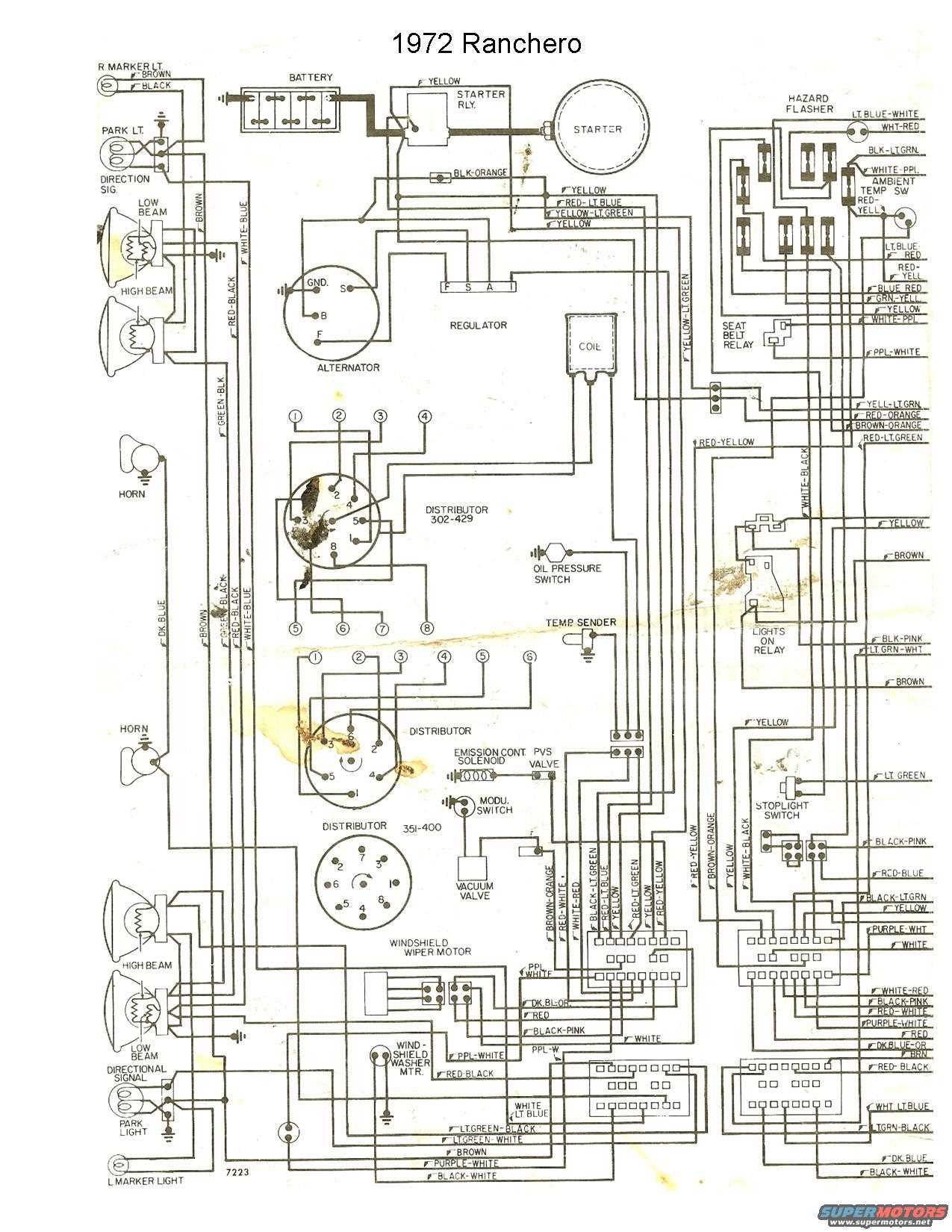 wiring diagram model a ford