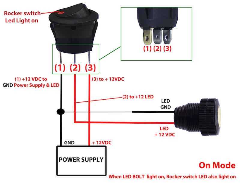 wiring diagram toggle switch